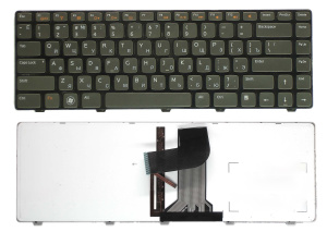 Клавиатура для ноутбука Dell XPS 15 L502X N4110 M5040 N5050 N5040 черная с подсветкой