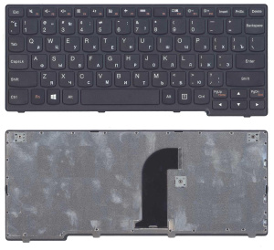 Клавиатура для ноутбука Lenovo Yoga 11 черная с рамкой
