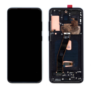 Дисплей для Samsung Galaxy S20 SM-G980F черный с рамкой