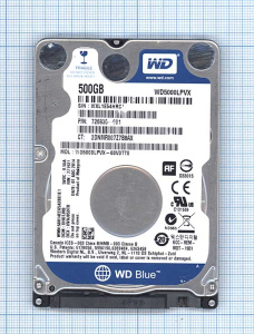 Жесткий диск WD Scorpio Blue 2.5", 500GB, SATA III