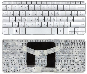 Клавиатура для ноутбука HP Mini 311 Pavilion DM1 DM1-1000 DM1-1100 DM1-2000 серебристая