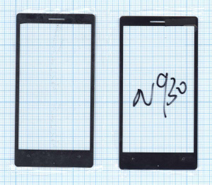 Стекло для Nokia Lumia 930 черное