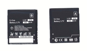 Аккумуляторная батарея LGIP-570A для LG KP500 Cookie LG KC780