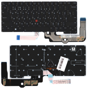Клавиатура для ноутбука Lenovo ThinkPad T14s Gen 3/4 черная с подсветкой