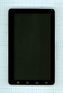 Модуль (матрица + тачскрин) 0276 FPC-3 REV.2  черный с рамкой