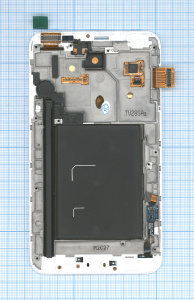 Дисплей для Samsung Galaxy Note 1 GT-N7000 белый с рамкой