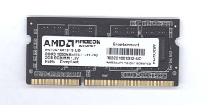 Модуль памяти AMD DDR3- 2Гб, 1600 SO-DIMM