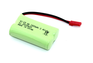 Аккумулятор Ni-Cd  2.4V 1800mah AA Flatpack разъем JST plug