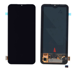 Дисплей для Xiaomi Mi10 Lite 4G, Redmi 10X 5G в сборе с тачскрином (OLED) черный