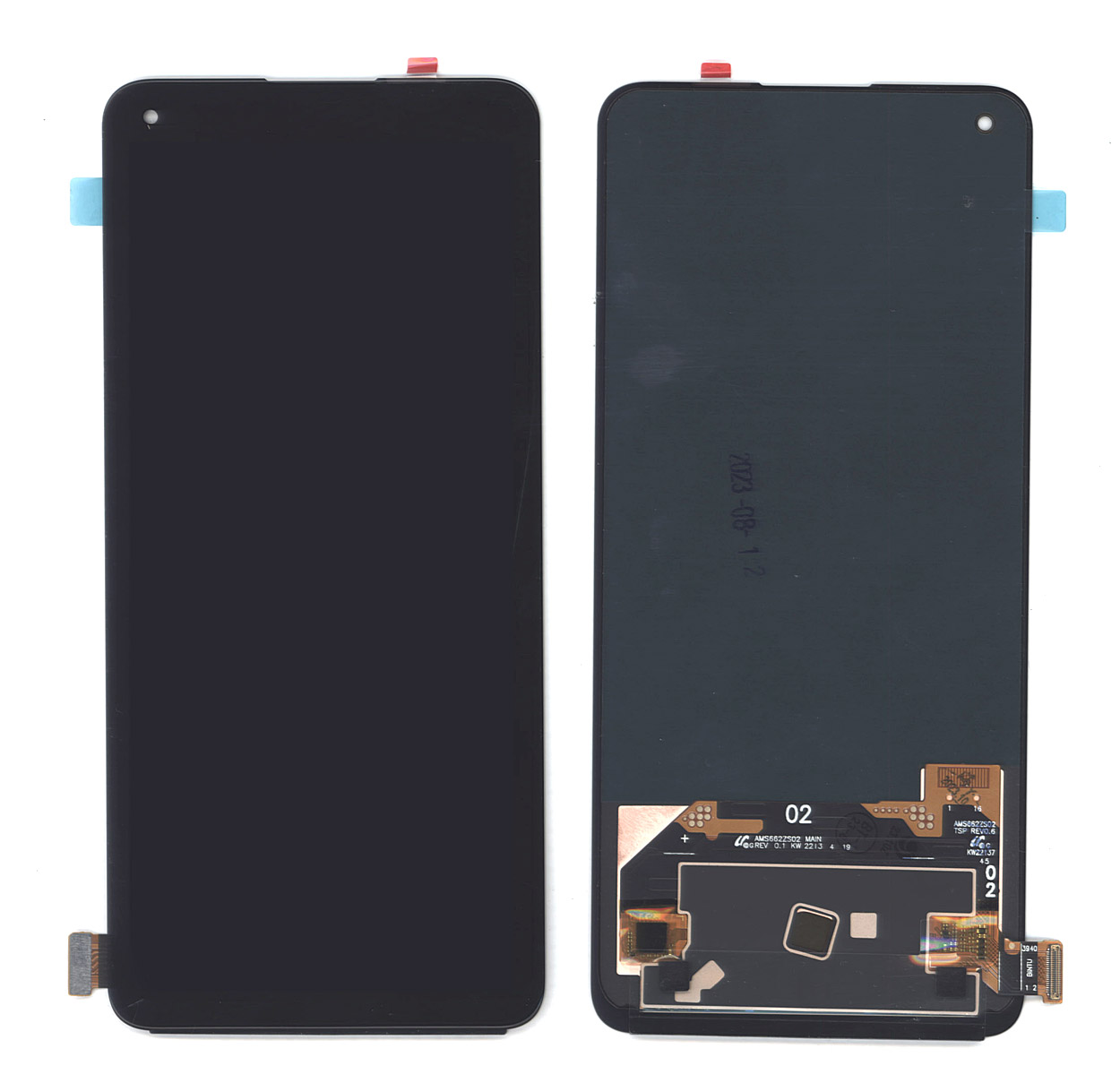 Дисплей для Realme GT Neo 3T в сборе с тачскрином oled черный