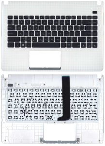 Топкейс для Asus X401U белый