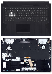 Топкейс для Asus TUF Gaming F17 FX706 черный