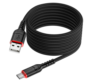 Кабель USB HOCO X59 Victory USB-Type-C, 3A, 2м, черный