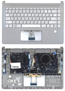 Топкейс для HP 14S-DQ 14S-FQ FPR серебро