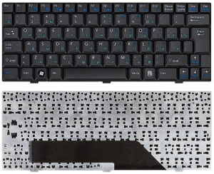 Клавиатура для ноутбука MSI Wind U90 U100 U110 U120 черная