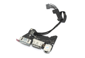 Плата I/O с разъемами Audio USB MagSafe 2 MacBook Air 11 A1465 Mid 2013 Early 2014 Early 2015
