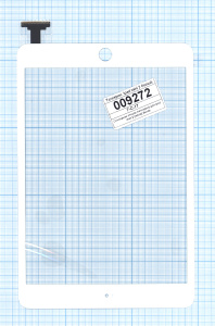 Сенсорное стекло (тачскрин) Ipad mini 2 (retina) (A1432 A1454 A1455) белое OEM