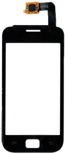 Сенсорное стекло (тачскрин) для Samsung Galaxy S scLCD GT-I9003 черное