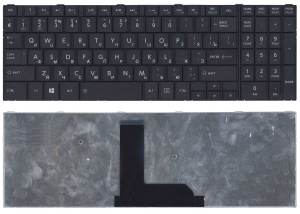 Клавиатура для ноутбука Toshiba Satellite C50-B черная