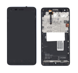Дисплей для Xiaomi Redmi 2 черный с рамкой