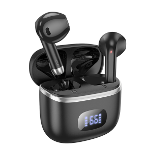 Наушники HOCO EQ1 Music беспроводные с док станцией TWS, Bluetooth 5.3 черный