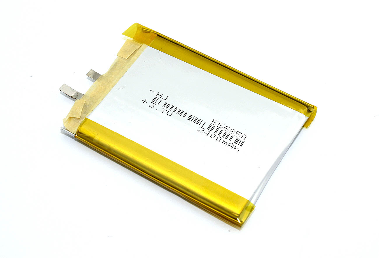 Аккумулятор Li-Pol (батарея) 556850 3.7V 2400mAh