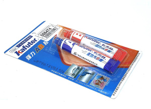 Клей двухкомпонентный (жидкая сварка) Kafuter AB K-8818 белый 16 грамм