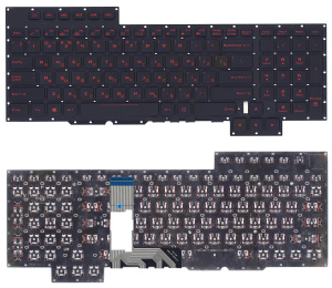Клавиатура для ноутбука Asus GX700 черная
