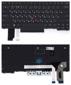 Клавиатура для ноутбука Lenovo ThinkPad L14 gen 1/2 черная