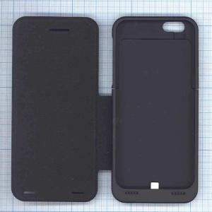 Аккумулятор/чехол для Apple iPhone 6 3500 mAh черный leather cover