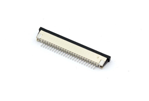 Разъем FPC  Half Coverage Bottom Contact 1.0K-BX-24PWB 24 pin высота 2мм шаг 1мм