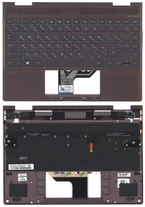 Топкейс для HP 13-AE черный