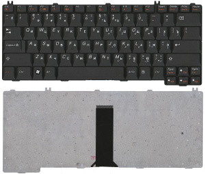 Клавиатура для ноутбука Lenovo Ideapad 3000 C100 C200 N100 N200 N220 N440 N500 V100 V200 Y500 черная