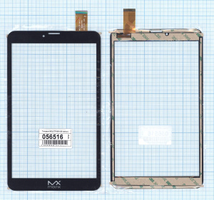 Сенсорное стекло (тачскрин) MGLCTP-801126-80697FPC черное