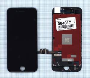Дисплей для iPhone 7 в сборе с тачскрином (Fog) черный