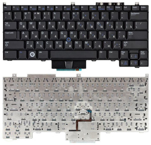 Клавиатура для ноутбука Dell Latitude E4300 черная с указателем