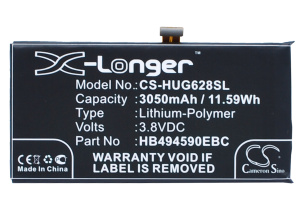 Аккумулятор CS-HUG628SL HB494590EBC для Huawei Honor 7  3.8V / 3050mAh / 11.59Wh