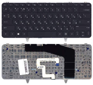 Клавиатура для ноутбука HP Envy 14-3000 черная с подсветкой