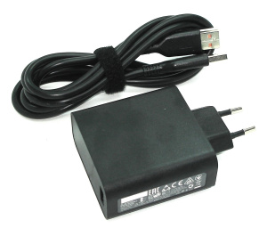 Блок питания (сетевой адаптер) для ноутбуков Lenovo 20V 3.25A 65W USB