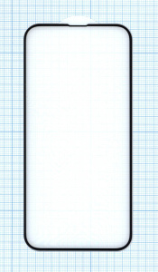 Защитное стекло 6Dдля Apple iPhone 13 черное
