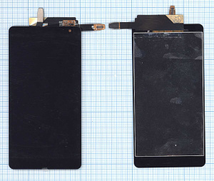 Дисплей для Microsoft Lumia 535 черный