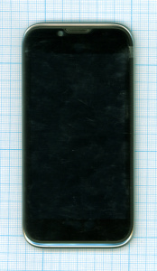 Дисплей для ZTE T82 черный с рамкой