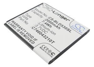 Аккумулятор CS-BLD530SL для Explay Fresh  3.7V / 2000mAh / 7.40Wh