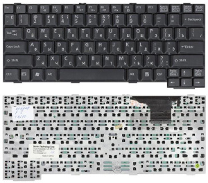 Клавиатура для ноутбука Fujitsu-Siemens E8110 T4210 S7110 S2110 S6230 черная