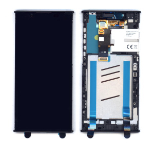 Дисплей для Sony Xperia L1 (G3312) черный с рамкой