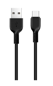 Кабель USB HOCO X20 Flash, USB - Type-С, 2А, 1м, черный