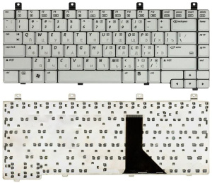 Клавиатура для ноутбука HP Pavilion DV5000 ZE2000 ZE2500 ZV5000 ZX5000 ZD5000 белая