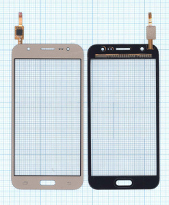Сенсорное стекло (тачскрин) для Samsung Galaxy J5 SM-J500 золотистое