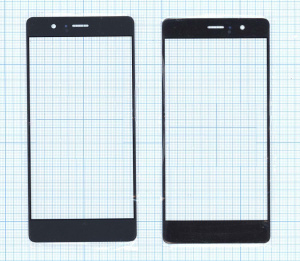 Стекло для Huawei P9 Lite черное