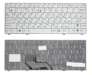 Клавиатура для ноутбука Asus T91MT белая